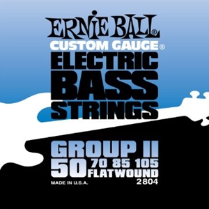 Ernie Ball Flatwound II Bass Strings, 50-105