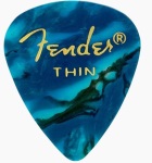 Fender® 351 Shape Premium Pick Pack- Thin Turq
