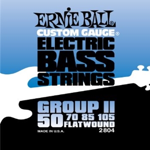 Ernie Ball Flatwound II Bass Strings, 50-105