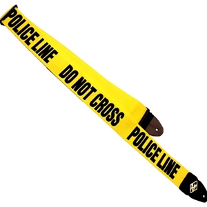 Police Line- Do Not Cross 2" Guitar Strap