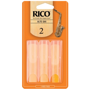 Rico 3 Pack Alto Sax Reeds #2