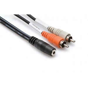 Hosa Y CABLE 3.5MM TRSF - RCA 10FT