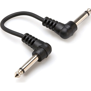 Hosa Molded Guitar Patch Cable- 1FT