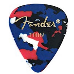 Fender® 351 Standard Pick Pack- Thin Confetti