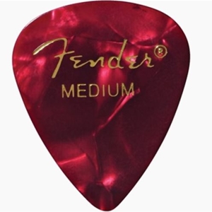 Fender® 351 Shape Premium Pick Pack- Medium Red