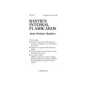 Bastien Interval Flash Cards