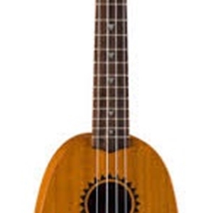 Luna Ukulele Pineapple Tattoo w/gigbag