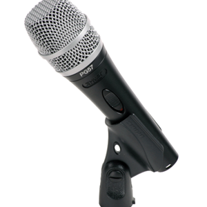 Shure Cardioid Dynamic Instrument Microphone, On-Off Switch, includes 15' XLR to XLR Cable