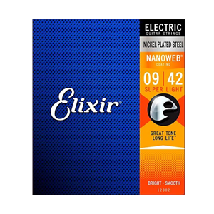 Elixir Super Light Electric Strings w/Nanoweb Coating 9-42