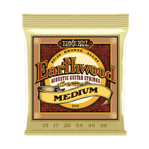 Ernie Ball Medium Earthwood 80/20 Bronze Acoustic Guitar Strings