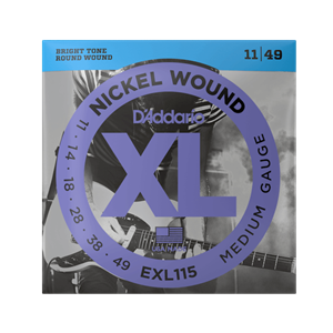 D'Addario EXL115 Medium Electric Guitar Strings