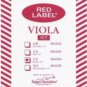 Super Sensitive Junior 13" Viola Strings