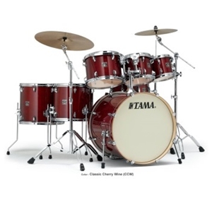 Tama Superstar Classic 5 Piece Shell Kit in Cherry Wine Finish