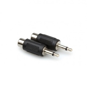 Hosa ADAPTOR RCA - 3.5MM TS 2PC