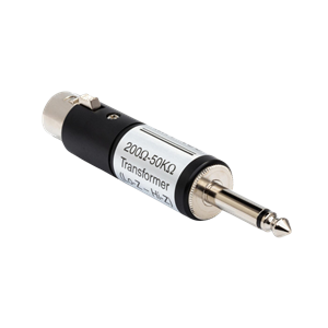 Hosa Impedance Transformer, XLR3F to 1/4in TS