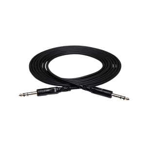 Hosa Balanced Interconnect, 1/4in TRS to Same - 25ft