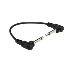 Hosa Guitar Patch Cable, Molded Right-angle to Same 1ft
