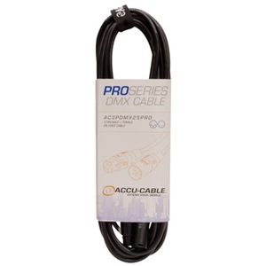 American DJ 25' Professional Grade 3-Pin DMX Cable