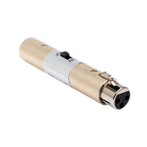 Hosa Power Switch, XLR3F to XLR3M