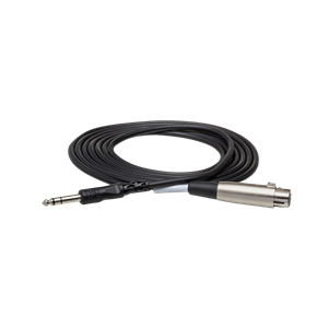 Hosa Balanced Interconnect, XLR3F to 1/4in TRS 3ft