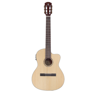 Alvarez Recent Series Classical Hybrid Acoustic Electric Guitar in Natural Finish