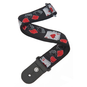 D'addario Woven Guitar Strap, Hold 'Em Design