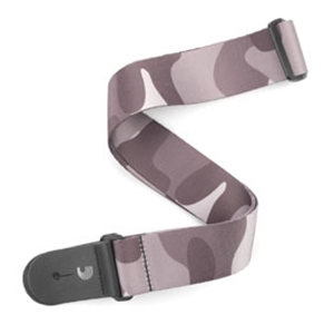D'addario Woven Guitar Strap, Black Camo Design