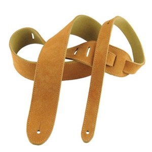 Henry Heller 2" Basic Suede Guitar Strap in Honey
