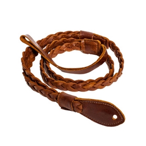 Henry Heller Capri Garment Leather Flat Braid Mandolin Strap