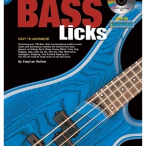 Progressive Bass Licks with CD and Poster