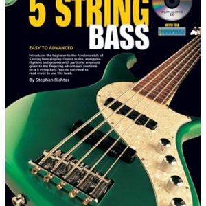 Progressive 5 String Bass Method with CD