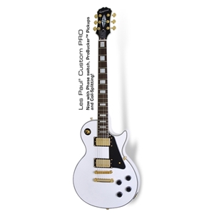 Epiphone Les Paul™ Custom Pro Electric Guitar in Alpine White
