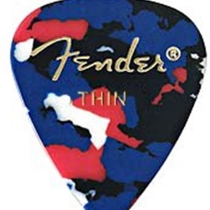 Fender® 351 Standard Pick Pack- Thin Confetti
