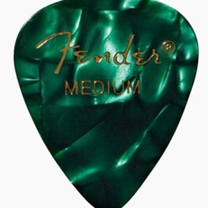 Fender® 351 Shape Premium Pick Pack- Medium Green