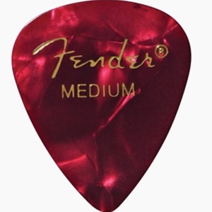 Fender® 351 Shape Premium Pick Pack- Medium Red