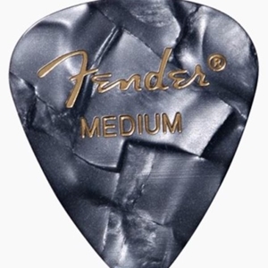 Fender® 351 Shape Premium Pick Pack- Medium Black Moto