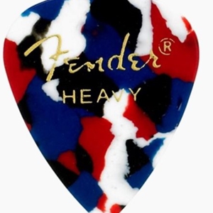 Fender® 351 Shape Standard Pick Pack- Heavy Confetti