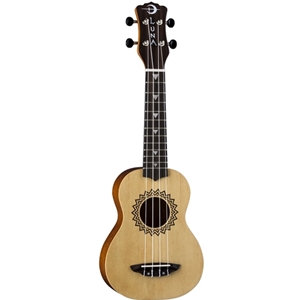 Luna Vintage Spruce Top Soprano Ukulele