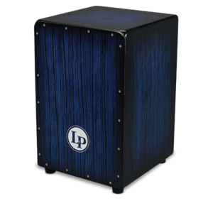 Latin Percussion Aspire® Accent Cajon in Blueburst Streak Finish