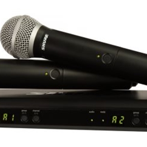 Shure BLX288PG58 Dual Wireless System with 2 PG58 Microphones