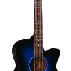 Dean AXS Performer Acoustic/Electric Guitar in Blue Burst Finish