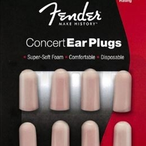 Fender Concert 4 sets of Foam Ear Plugs