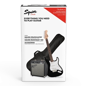 Squier® Stratocaster® Pack with Frontman 10G and Accessories