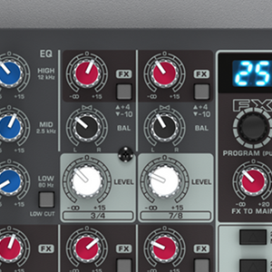 Behringer Premium 10-Input 2-Bus Mixer with Xenyx Mic Preamps, British EQs and 24-Bit Multi-FX Processor