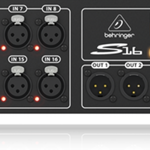 Behringer S16 I/O Box 16 Remote Controllable Mic/Line Inputs