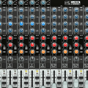 Behringer 22-Input 2/2 Bus Mixer with XENYX Mic Preamps