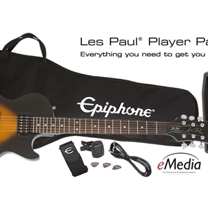 Epiphone Les Paul Electric Guitar Player Pack Vintage Sunburst Guitar