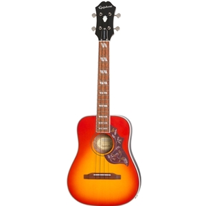 Epiphone Hummingbird Acoustic-Electric Tenor Ukulele in Faded Cherry