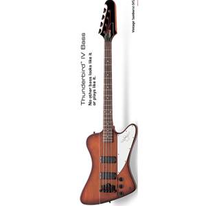 Epiphone Thunderbird IV Vintage Sunburst