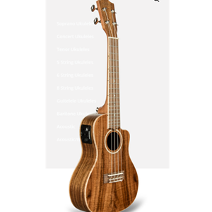 Lanikai Concert Ukulele w/ Deluxe Gig Bag